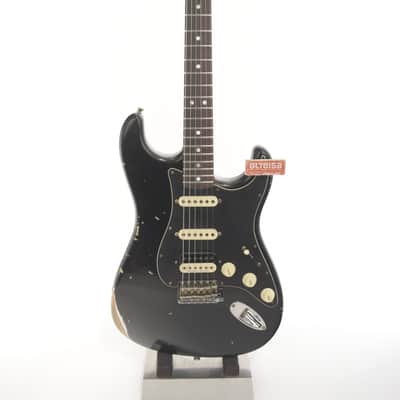 Fender Custom Shop '67 Strat HSS Relic Aged Black 2025 image 2