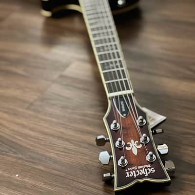 Schecter  Solo-II Supreme CEB in Cat's Eye Black Burst image 6