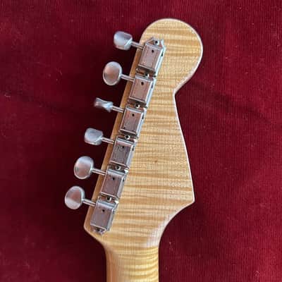 Kluson Deluxe 6 in line double line left hand 1964 - Nickel image 1
