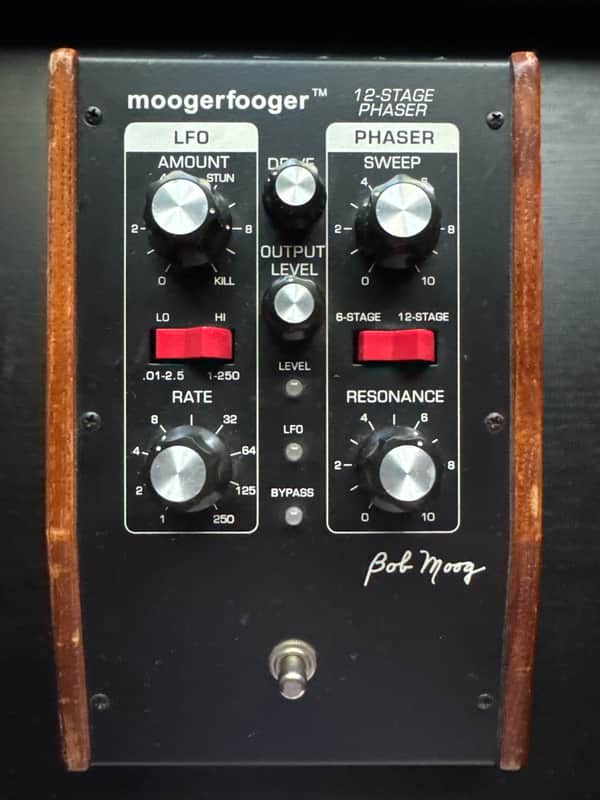 Moog MF-103 Moogerfooger 12-Stage Phaser 1999 - 2018 - Black image 1