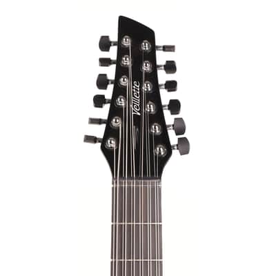 Veillette Swift Series 12-String Baritone Guitar Transparent Black image 6