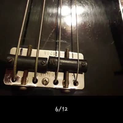 Original Fender Precision 1953 Black on Black image 3