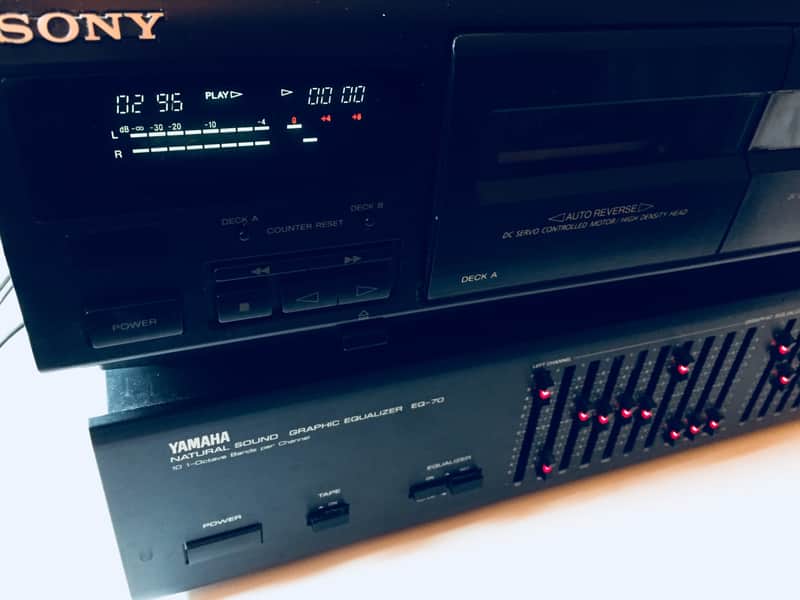 Sony TC-WE405 Dual Casette Deck, Auto-Reverse image 1