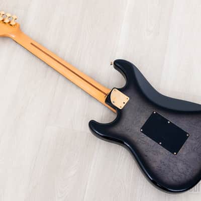 1990 Fender Pro Feel Stratocaster STR-680 SSH Blueberry Sunburst w/ Floyd Rose, Japan MIJ Fujigen image 13