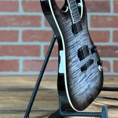 ESP LTD MH-1000NT Deluxe Electric Guitar - Charcoal Burst image 8