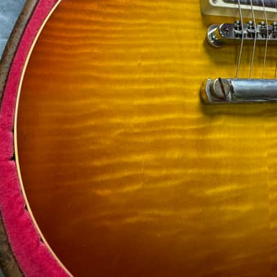 Gibson Custom Shop Les Paul 1960 V2 LTD. ED. Anniv. Reissue 2020 # 001502 - Tomato Soup Burst image 8