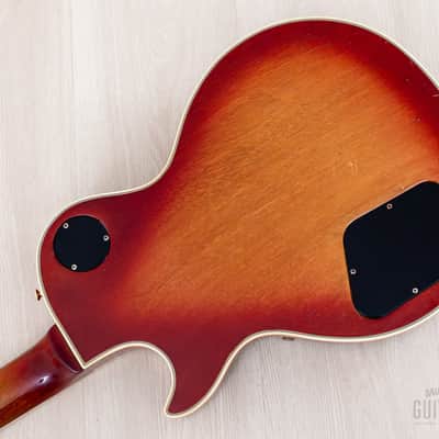 1973 Gibson Les Paul Custom Vintage Guitar Cherry Sunburst w/ T Tops, Case image 14