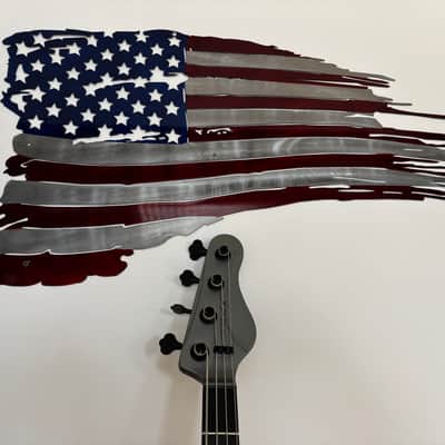 Brubaker JXB USA 4 Performance Series bass with BOB technology 2025 - Silver Steel image 4