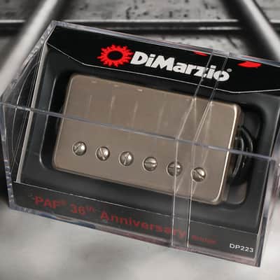 DiMarzio Regular Spaced PAF 36th Anniversary BRIDGE Humbucker Pickup Aged Nickel