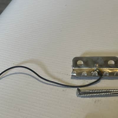 1990's MIM Fender Mexico Stratocaster Factory 6 Post Tremolo Bridge & Arm 2 1/16" String Spacing image 2