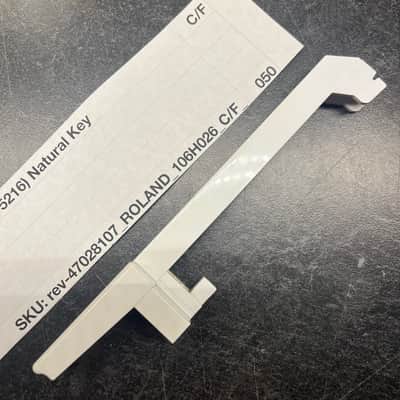 ORIGINAL Roland Replacement C/F Key (106H026) for Juno-6/60/106, Jupiter-6/8, HS-60, SH-101, VK-09, JX-3P, HS-10/Juno-1, System 100m 184, etc image 2