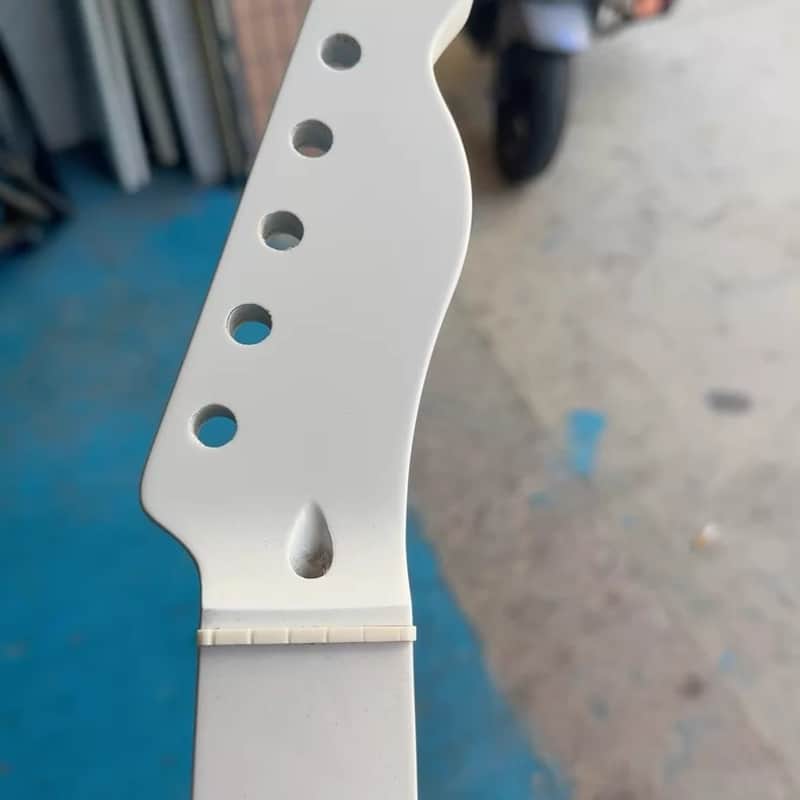 White Gloss Telecaster Guitar Neck, 22-Frets image 1