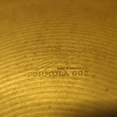 Paiste Formula 602 15" Hihat Preserial 1022/1125g cymbal image 2
