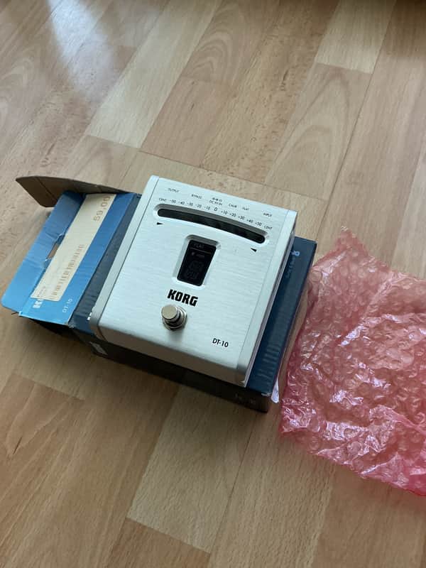 Korg DT-10 Chromatic Pedal Tuner 2000s - silver image 1