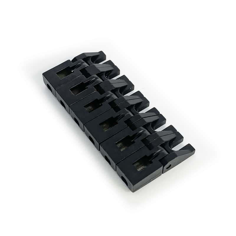 Genuine Floyd Rose FRX Bridge Saddles - Satin Black image 1