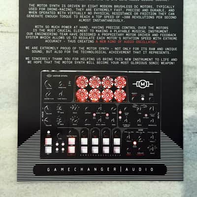 Gamechanger Motor Synth Mk.1 Desktop Synthesizer image 4