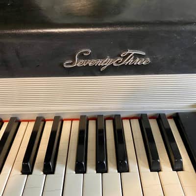 Rhodes Mark I Stage 73-Key Electric Piano 1975 - 1979 - Black Rounded Top image 4