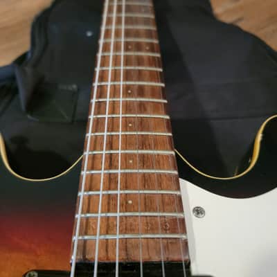 1966 Mosrite Celebrity III 3 Electric Guitar Sunburst All Original Great Condition! image 12