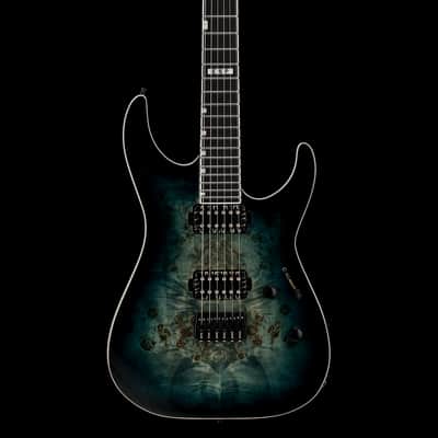 ESP E-II M-II HT - Mercury Blue Burst #ES6775243 (Factory Demonstration Model) image 3