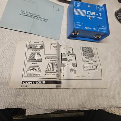 Pro co direct box Like new condition in the box with paperwork image 2