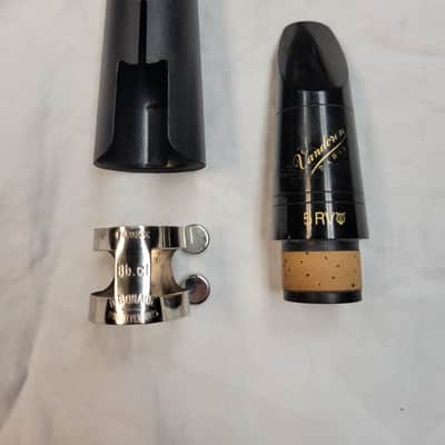Vandoren Clarinet Mouthpiece, model 5RV Lyre with Bonade ligature & cap set image 1