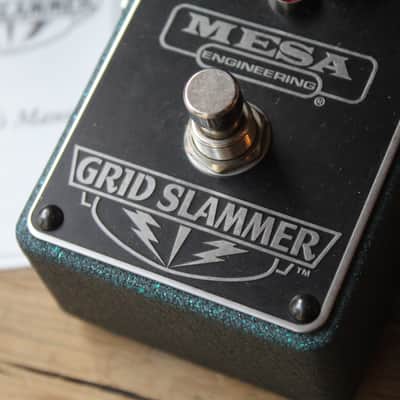 MESA BOOGIE "Grid Slammer Overdrive Pedal Green Sparkle" used by ALBERTO CEREIJO Los Suaves,Eco,Neo image 3