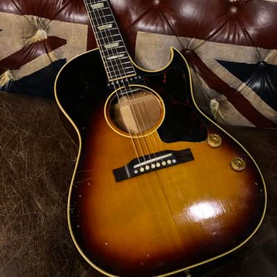 Gibson CF-100E 1959 - Sunburst RARE MODEL image 4