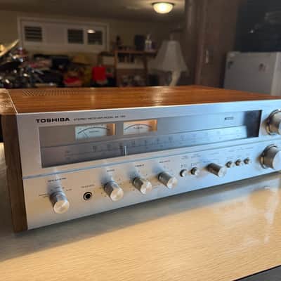 Vintage Toshiba Model SA-725 AM/FM Stereo Receiver FRESH Service Near Mint Case! image 4