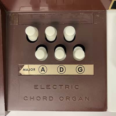 Vintage 1960s Magnus Electric Chord Organ Model 300 Brown Serviced Works Great image 2