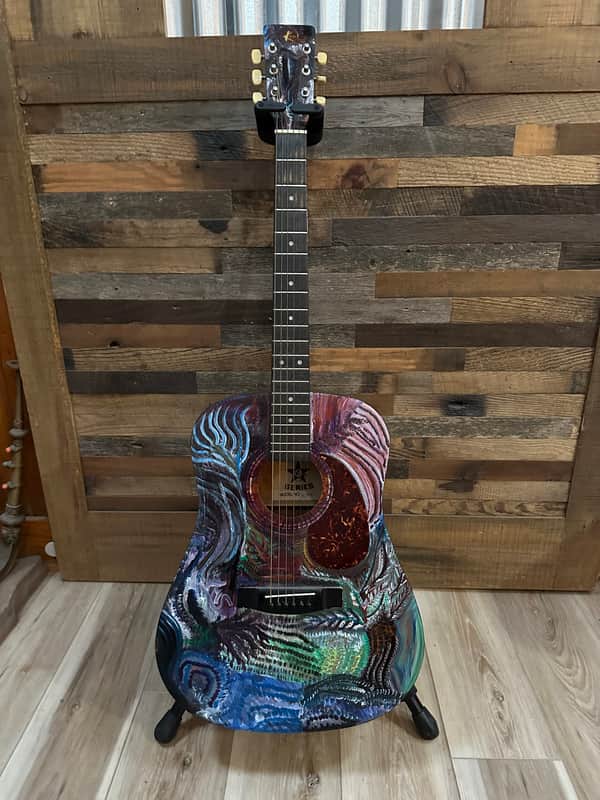 Kay Guitars K-500 1970'S-1980'S - HAND PAINTED TOP GLOSS BACK image 1