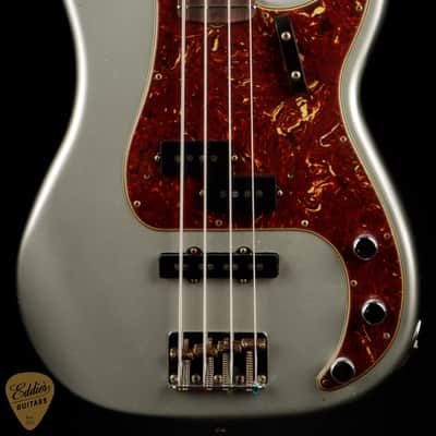 Fender Custom Shop Eddie's Exclusive 1964 Precision Bass Journeyman Relic - Inca Silver image 2