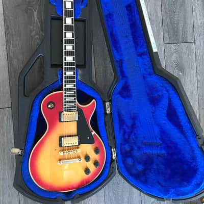 1979 Gibson Les Paul Custom Sunburst with chainsaw case image 3