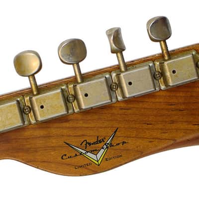 Fender Telecaster Thinline Relic P90 LTD Black image 6