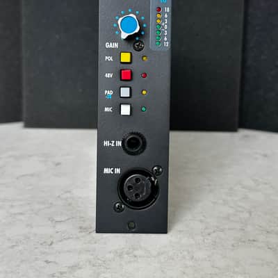 API 512c 500 Series Mic Preamp Module 2000 - Present - Black image 1