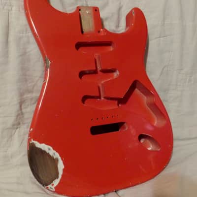 Nitro Lacquer Aged Reliced S-Style or T-Style Vintage Custom Guitar Body image 12
