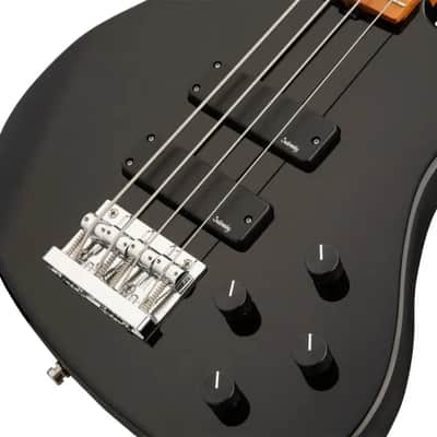 Sadowsky MetroExpress 24-Fret Modern Bass, Roasted Maple Fingerboard, 4-String - Solid Black High Polish image 5