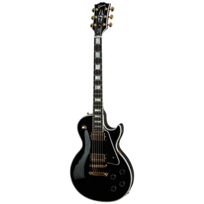 Gibson Custom Les Paul Custom with Ebony Fingerboard - Gloss Ebony Finish image 1