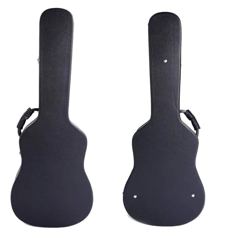 New 41" Acoustic Hard Guitar Case Wooden Hardshell image 1