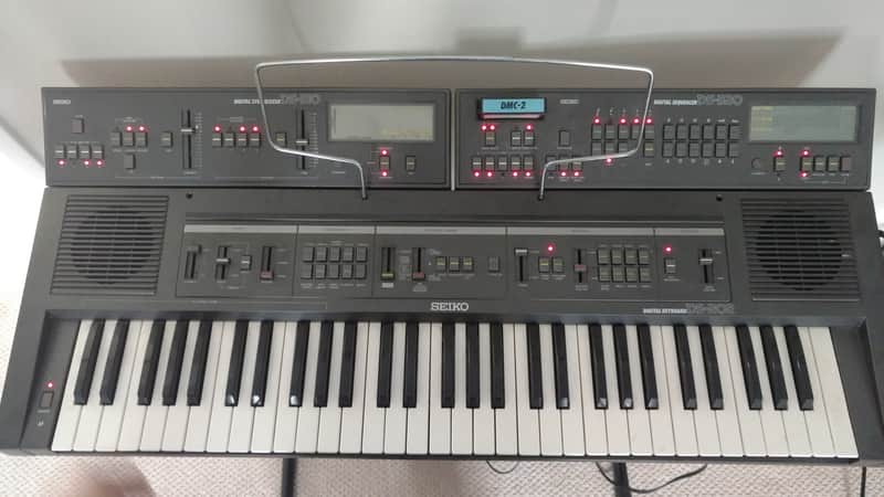 Seiko DS-202 / DS-310 / DS-320 Synthesizer Sequencer 1983 Black image 1