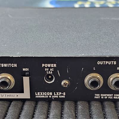 Lexicon LXP-5 Effects Processing Module 1990s - Black image 2