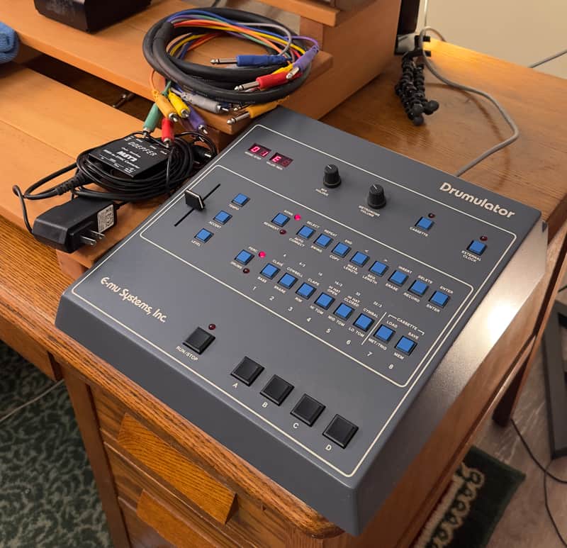 E-MU Systems Drumulator w/ e-drum cartridges, Doepfer MSY2 for Syncing and cables image 1