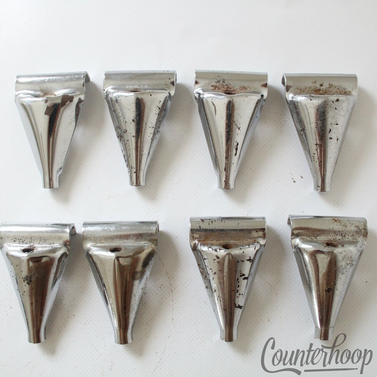 Slingerland 8x Sound King Bass Drum Tension T-Rod-Claws Chrome Vintage 60s-70s — main photograph
