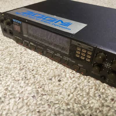 Vintage 90s Zoom 9050 Advanced Instrument Multi Effect Processor Guitar Pedal Rack image 7