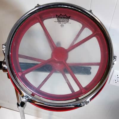 Roto Tom Style Drums 8"-10" Set with Stand / Red Sparkle! image 5