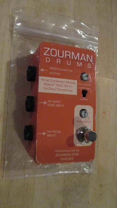Zourman Drums 2box Hi-hat Conversion Module for FD-8/VH-11 with Factory OEM Closed Hi Hat Upgrade Function Feature for Double Bass image 1