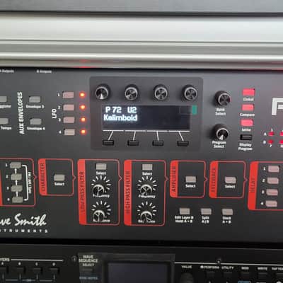 Dave Smith Instruments Prophet 12 Desktop 12-Voice Polyphonic Synthesizer 2014 - Present - Black with Wood Sides