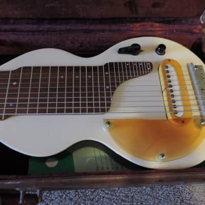 Eddie Alkire 10 string E-harp lapsteel (by Epiphone) c. 1948 image 3