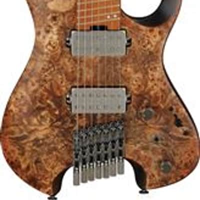 Ibanez QX527PB Quest 7-String Electric Guitar with Gig Bag Antique Brown Stain image 1