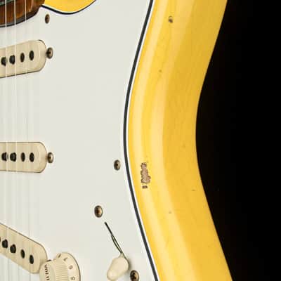 Fender Custom Shop Empire 59 Transition Stratocaster Relic - Aged Canary Yellow #19541 image 11