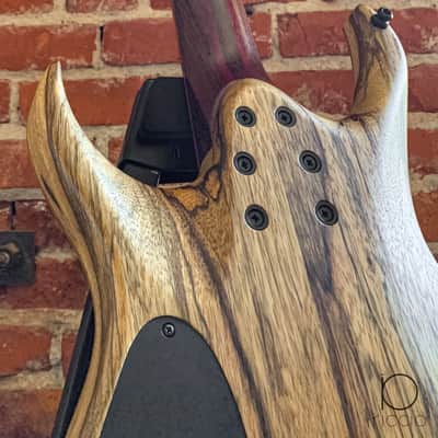 Mayones Hydra Elite 7 | 2018 - snakewood fingerboard | headless 7-string electric guitar image 8